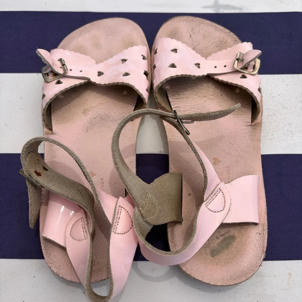 Salt Water Sandals by Hoy pink glossy
